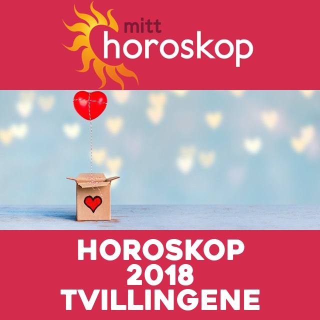 Årshoroskop 2018 for Tvillingene