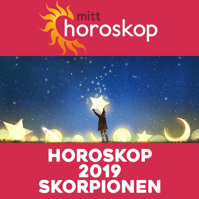 Årshoroskop 2019 for Skorpionen