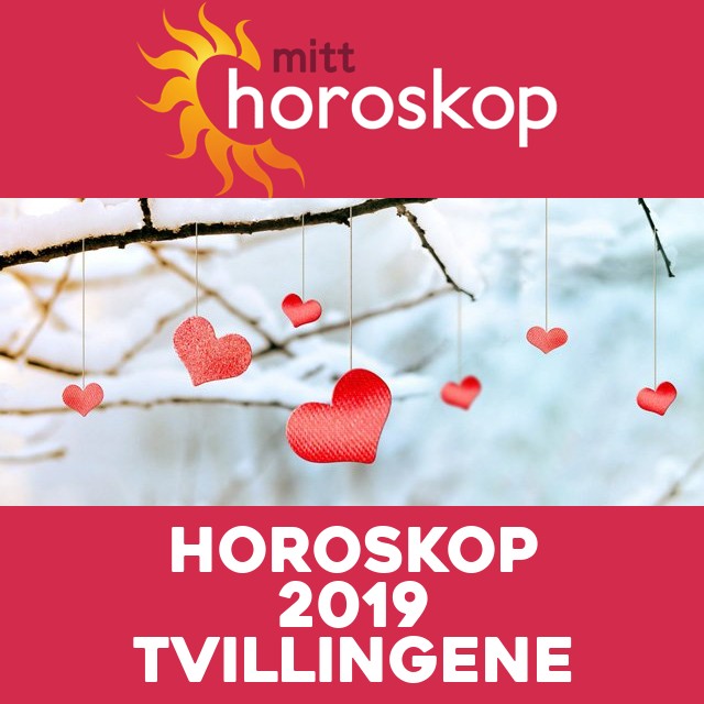 Årshoroskop 2019 for Tvillingene