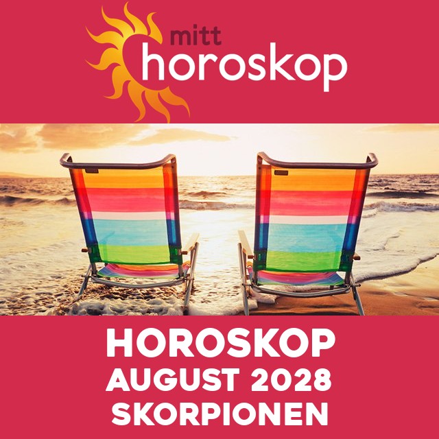 Månedens horoskop August 2028 for Skorpionen