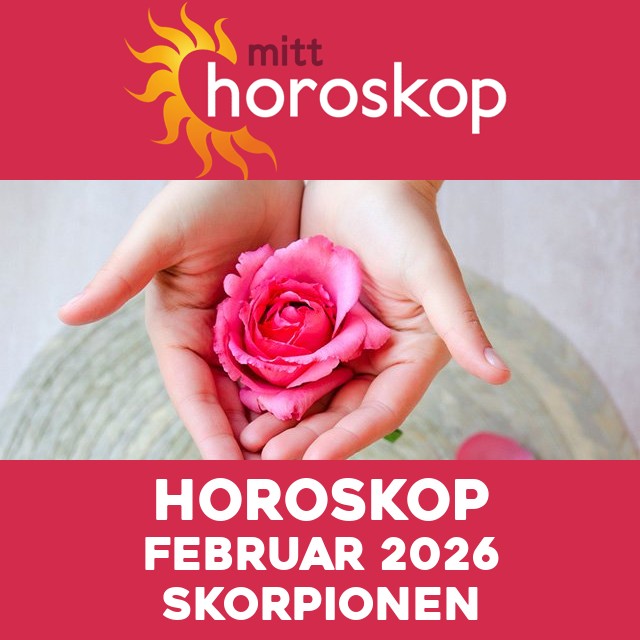 Månedens horoskop Februar 2026 for Skorpionen
