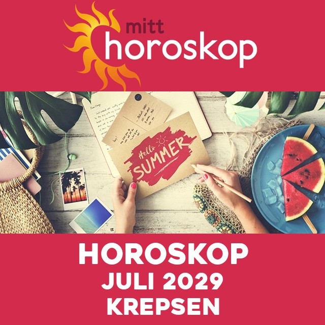 Månedens horoskop Juli 2029 for Krepsen