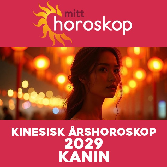 Kinesisk Horoskop for Kaninen 2029