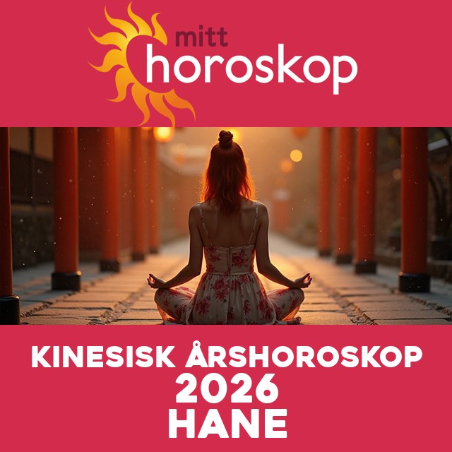 Kinesisk horoskop 2026 for Hanen