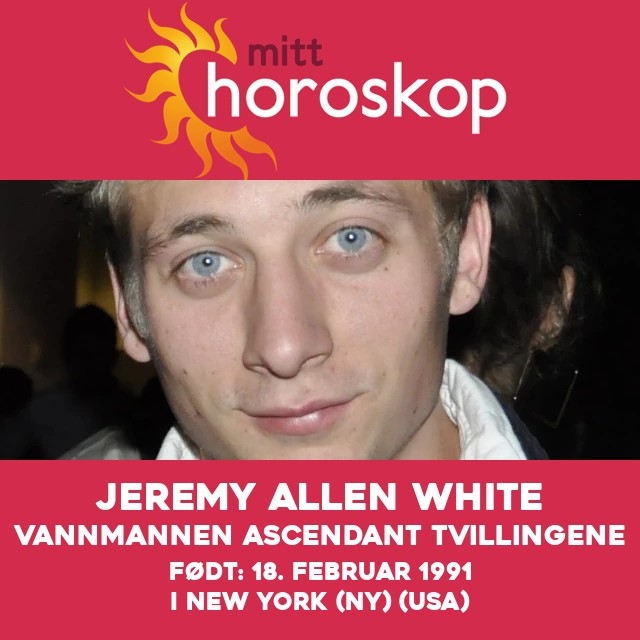 Jeremy Allen Whites astrologiske portrett: Innsiktene fra Vannmannen