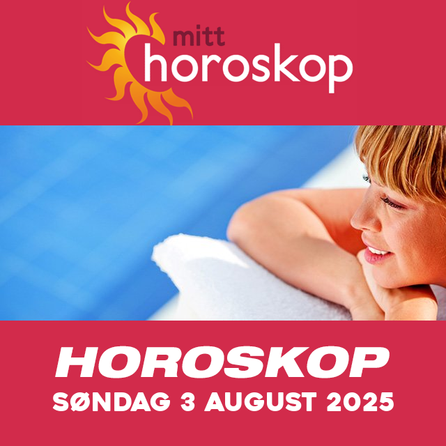 Horoskopets daglige spådommer for Søndag 3 August 2025