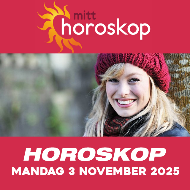 Horoskopets daglige spådommer for Mandag 3 November 2025