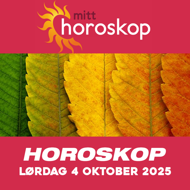 Horoskopets daglige spådommer for Lørdag 4 Oktober 2025
