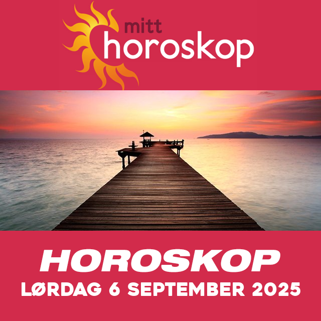 Horoskopets daglige spådommer for Lørdag 6 September 2025