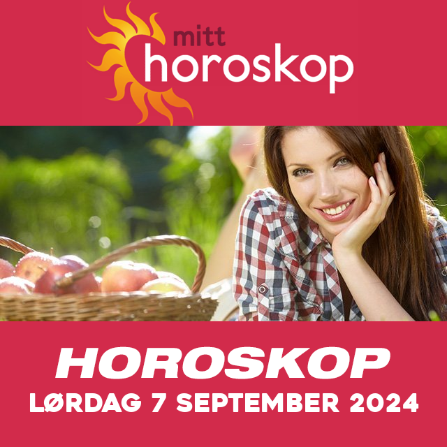 Horoskopets daglige spådommer for Lørdag 7 September 2024
