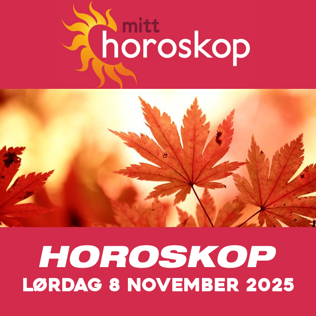 Horoskopets daglige spådommer for Lørdag 8 November 2025