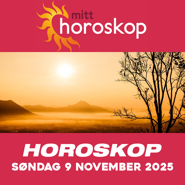 Horoskopets daglige spådommer for Søndag 9 November 2025