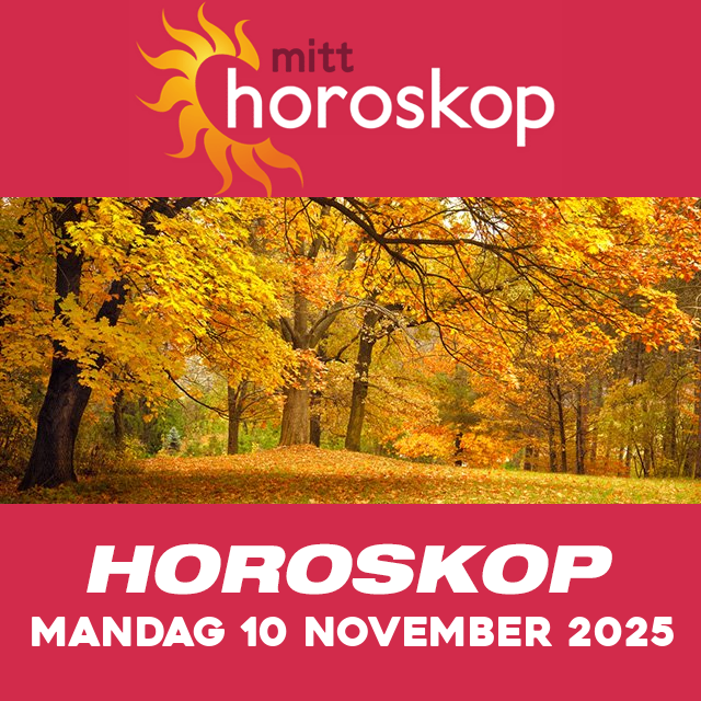 Horoskopets daglige spådommer for Mandag 10 November 2025