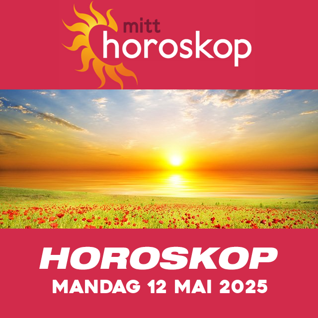 Horoskopets daglige spådommer for Mandag 12 Mai 2025