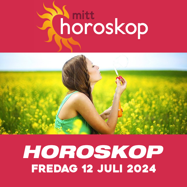 Horoskopets daglige spådommer for Fredag 12 Juli 2024