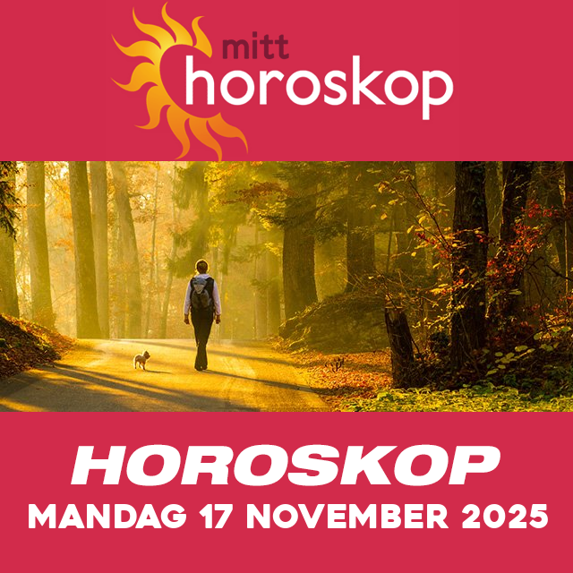 Horoskopets daglige spådommer for Mandag 17 November 2025