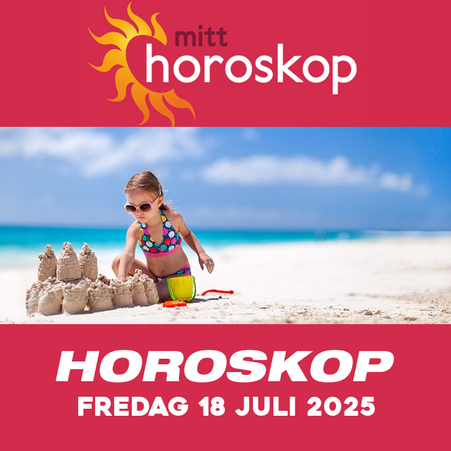 Horoskopets daglige spådommer for Fredag 18 Juli 2025
