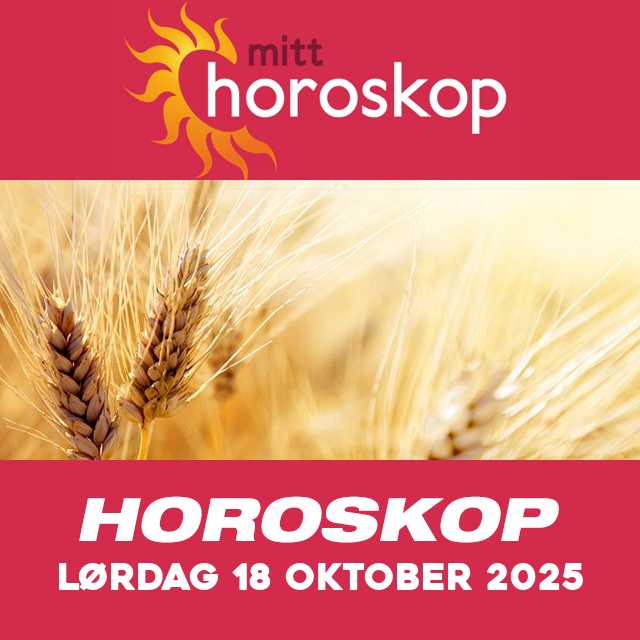 Horoskopets daglige spådommer for Lørdag 18 Oktober 2025