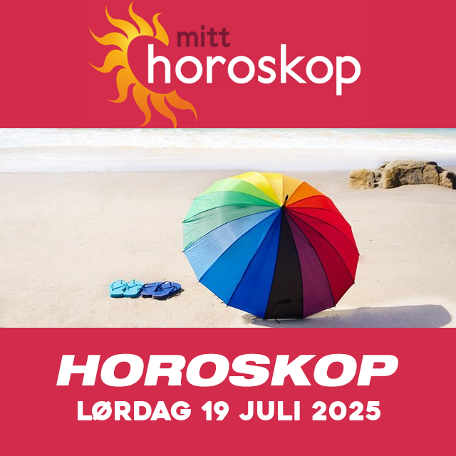 Horoskopets daglige spådommer for Lørdag 19 Juli 2025