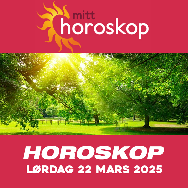 Horoskopets daglige spådommer for Lørdag 22 Mars 2025