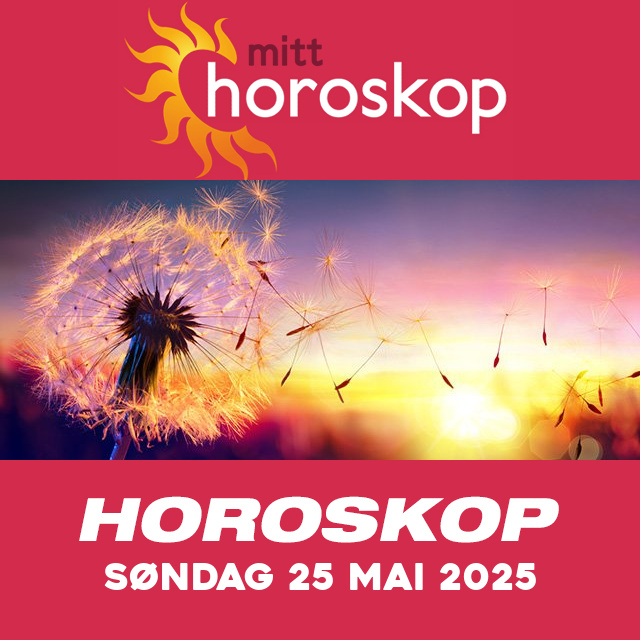 Horoskopets daglige spådommer for Søndag 25 Mai 2025