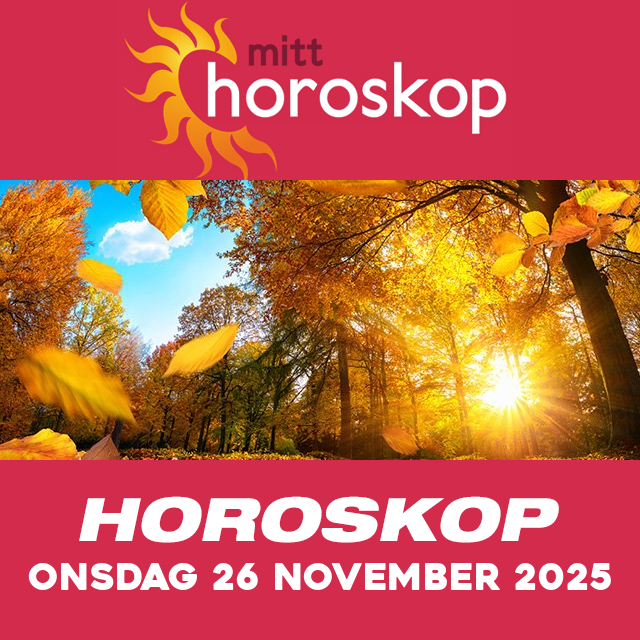 Horoskopets daglige spådommer for Onsdag 26 November 2025