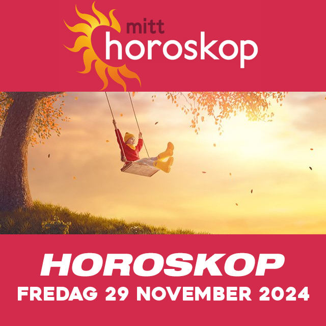 Horoskopets daglige spådommer for Fredag 29 November 2024