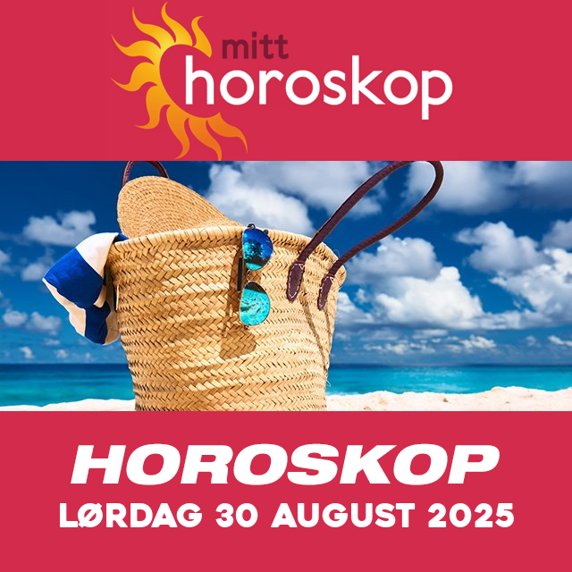 Horoskopets daglige spådommer for Lørdag 30 August 2025