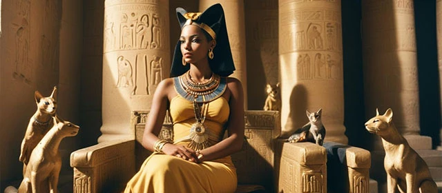 Alt om det egyptiske tegnet: Bastets harmoni.