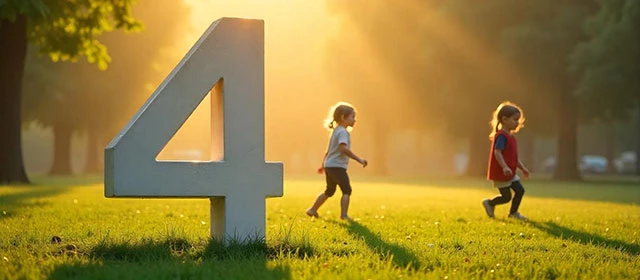 Hvilken kraft skjuler seg bak tallet 4 i numerologi?