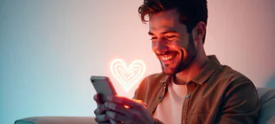 Kjærlighetsmøte via internett