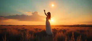 Kort XVII: Stjernen (håp)